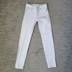 Kut From The Kloth Diana Skinny White Jeans in size 0